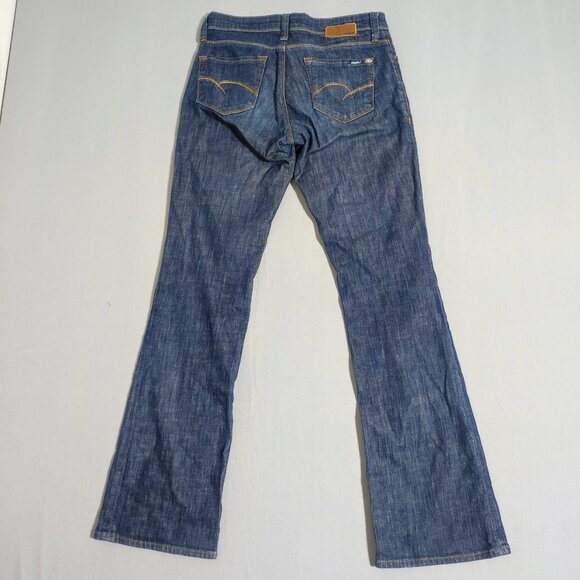 Mavi Molly Mid-rise Bootcut Jeans women's size 28/34 indigo blue mid-weight - Picture 3 of 13